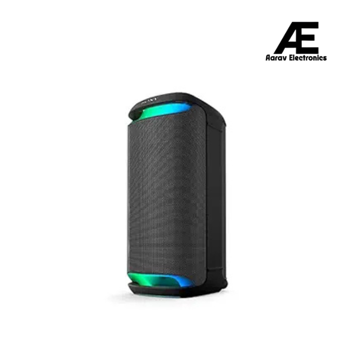 Sony SRS-XV800 X-Series Wireless Portable Bluetooth Karaoke Party Speaker IPX4 Splash-Resistant with 25 Hour-Battery, Built-in Handle and Wheels, Omnidirectional Sound, and Ambient Lights
