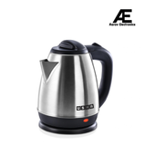 Usha Electric Kettle 1200 Watts | 1.5 Litres| Cool touch handle | Wider Mouth | Food-grade stainless steel | Safety with auto cut-off function (Silver &amp; Black)