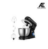 KENT Stand Mixer 1300W ideal To Whisk Mix&amp;Knead 5L Bowl 6 SpeedSetting&amp;PulseFunction Stainless Steel Continuous Dough Maker  (Black, Silver)