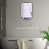 Kenstar Star F 15 L Storage Water Geyser 4 Star with 2000W Copper Heating Element, 8 Bar Pressure, Thermal Cut-Off & Multi-Function Valve – White (Open box / without box)