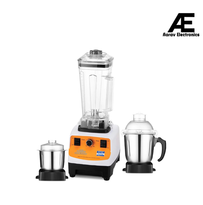 KENT 16083 1200 W Juicer Mixer Grinder  (SUPER POWER GRINDER &amp; BLENDER | 3 Jars | Steel, Clear)