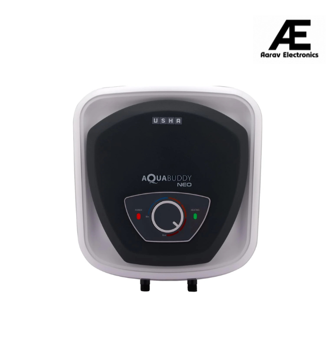 USHA AquaBuddy Neo Geyser 25 Litre 5 Star BEE Rating | Copper Heating Element | Storage Water Heater with Anti-Rust Protection | Warranty: 8 Yr Tank, 2 Yr Product