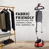 INALSA Standing Garment Steamer 2000 W|Double Pole With 90° &amp; 180° Adjustable Ironing Board |Adjustable Pole Height|2.2 L Water Tank|45 Sec Heat Up Time|32g/min Steam Output |2 Y Warranty,Swiftix 2000