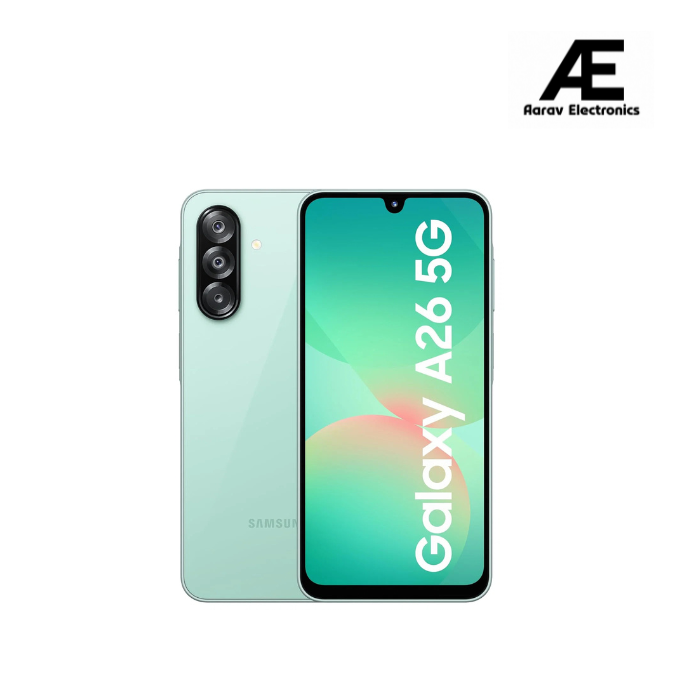 Samsung Galaxy A26 5G (Awesome Mint, 8GB, 128GB) | Awesome Intelligence (AI) | Circle to Search | Gemini Live | FHD+ sAMOLED Display | 50MP OIS Camera | IP67 Rated