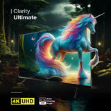 Sansui 55 inch (139 cm) 4K Ultra HD Smart LED TV with Dolby and DTS Audio, Google TV, Google Assistant | JSW55GSUHD (2024 Model Edition)