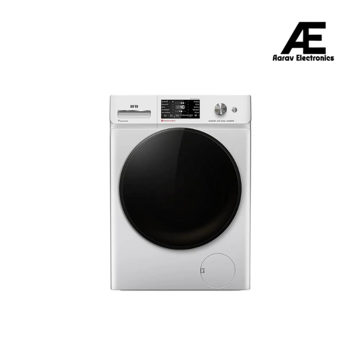 IFB 8 Kg 5 Star Powered by AI with 9 Swirl Wash, Fully Automatic Front Load Washing Machine (Senator SXN 8012K,Steam Refresh Program with Eco Inverter, SENATOR SXN 8012K CMS)