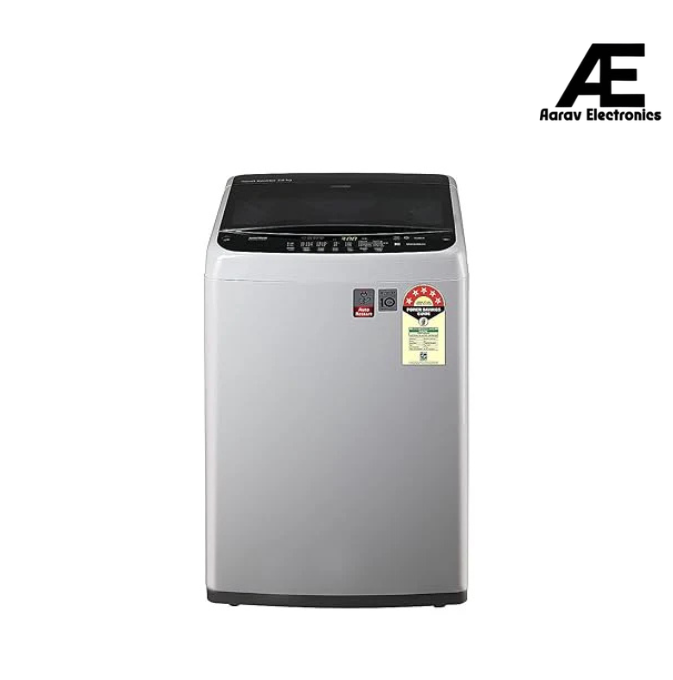 LG 7 kg 5 Star Smart Inverter Technology Fully Automatic Top Load Washing Machine (T70SPSF1ZA, Silver)