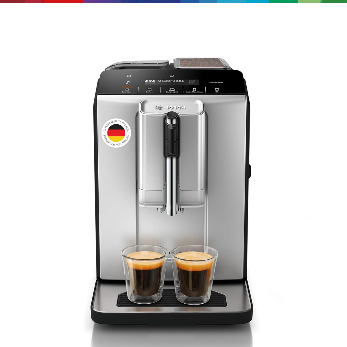 Bosch VeroCafe Series 2, Fully Automatic Espresso Machine Silk Silver