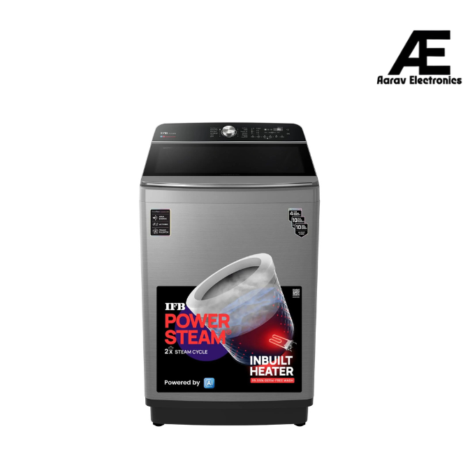 IFB 11 Kg 5 Star with DeepClean® Technology, AI Powered, Fully Automatic Top Load Washing Machine (2025 Model, TL111IN3SN, PowerSteam®, Inbuilt Heater, 5D Wash, Aqua Energie, Inox)