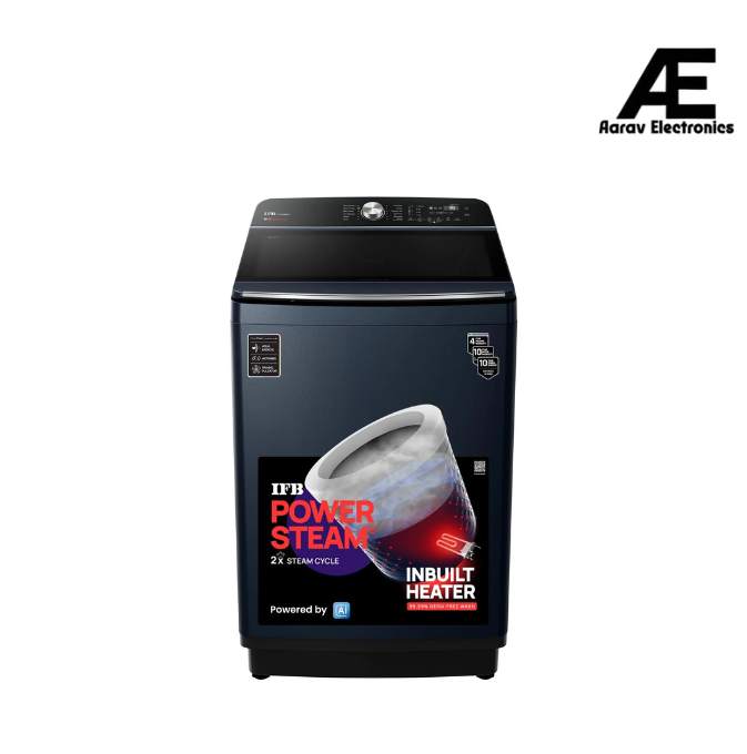 IFB 12 Kg 5 Star with DeepClean® Technology, AI Powered, Fully Automatic Top Load Washing Machine (2025 Model, TL121RB2SN, PowerSteam®, Inbuilt Heater, 5D Wash, Aqua Energie, Royal Blue)