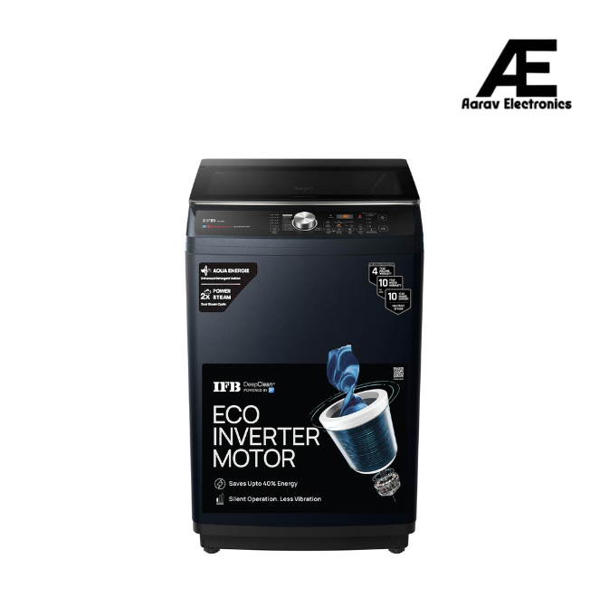 IFB 9 Kg 5 Star AI Powered DeepClean® Technology Fully Automatic Top Load Washing Machine with Inbuilt Heater & Wi-Fi (TL900RB2SWID, Power Steam®, Eco Inverter, Activmix, 4 Year Warranty, Royal Blue)