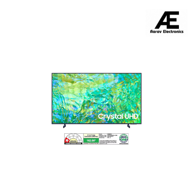 Samsung 108 cm (43 inches) 4K Ultra HD Smart LED TV UA43CU8000KLXL (Titan Grey)