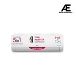 LG 1.5 Ton 3 Star Hot & Cold, DUAL Inverter Split AC (Copper, Convertible 5-in-1, VIRAAT Mode, 4 Way Swing, HD Filter with Anti-Virus Protection, US-H19VNXE, White)