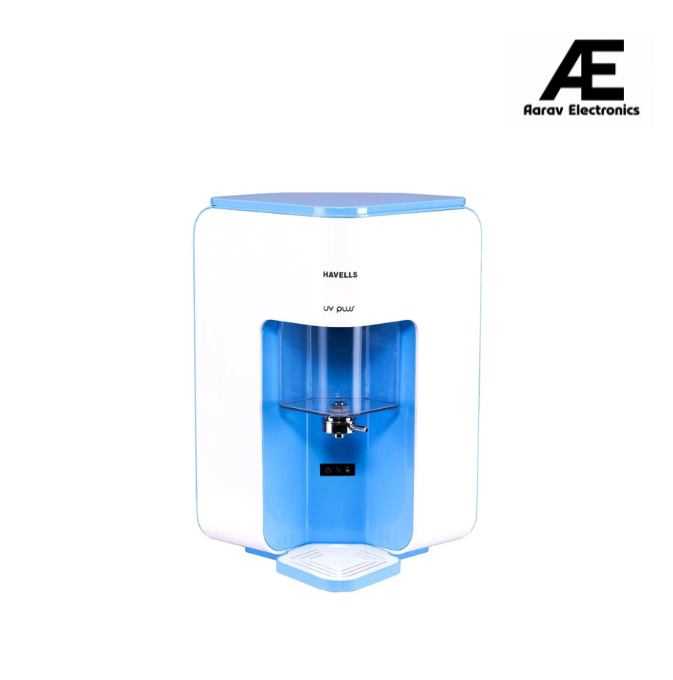 Havells Active Plus Water Purifier with UV+Revitalizer Purification technology, Powerful 4 stage Purification, Smart Alerts with Auto –energy Saver, (Green and White), suitable for TDS <300 ppm water