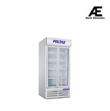 Voltas 988 Liter Double Door Visi Cooler with Self-closing glass door, 10 adjustable shelves and Lock and Drain for easy cleaning, White, VC GT 1000 DDV (5410752)