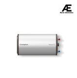 Crompton Versa Horizontal RHS 15L Storage Water Heater (Geyser) with Rust Proof Plastic body and Superior Glassline Coating, Fits under false ceilings, 8 Bar pressure rating and 7yr Tank warranty