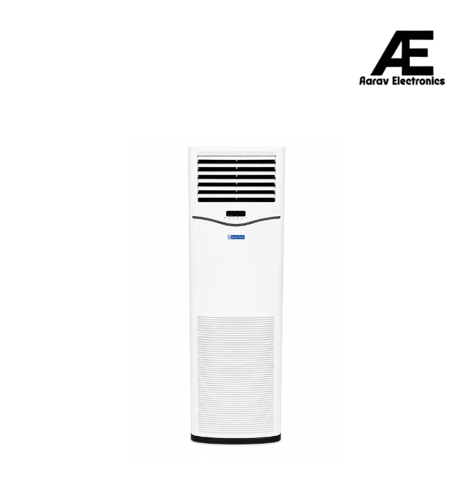 Blue Star 2 Ton 1 Star Tower Air Conditioner, Fixed Speed, 100% Copper Condenser, High Airflow, Turbo Cooling, White (VFA124AXU1P)
