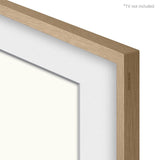Samsung 75-Inch The Frame Customizable Bezel – Modern Teak (VG-SCFA75TKBZA / VG-SCFF75TKB, 2021 Model)