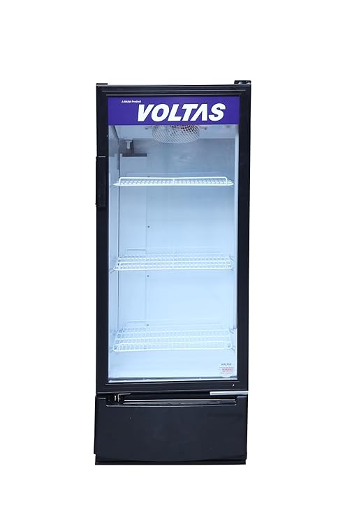 Voltas 208 Liters Single Door Visi Cooler or Glass Door Commercial Refrigerator (VC GT 220 SD P Metallic FGLS) Visit the Voltas Store