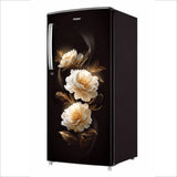 Haier 185L 1 Star Direct Cool Single Door Refrigerator, Celestial Peony, Diamond Edge Freezing Technology, Toughened Glass Shelves – HRD-2061SCPA-N