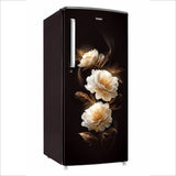 Haier 185L 1 Star Direct Cool Single Door Refrigerator, Celestial Peony, Diamond Edge Freezing Technology, Toughened Glass Shelves – HRD-2061SCPA-N