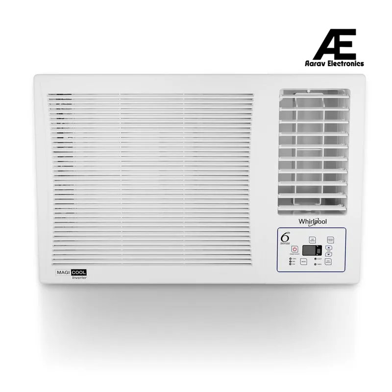 Whirlpool Magicool 1.5 Tons 3 Star Inverter 4 In 1 Convertible Window, 6th Sense, Ultra Chill, Anti Rust Coil Coating Air Conditioner (W6O2PP0) - 2026 Model, White
