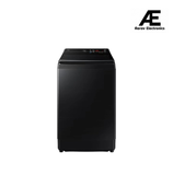 Samsung 12 kg 5 Star AI Wash Top Load Washing Machine with Heater, Eco Bubble, BubbleStorm, Dual Storm Pulsator, Soft Close Lid, Black Caviar (WA80F12B6B, 2025 Model)