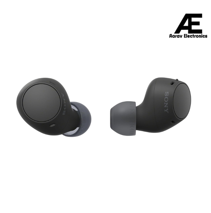 Sony WF-C510 Wireless Bluetooth Earbuds with Mic, TWS, in Ear, Ambient Sound Mode, Small and Comfortable, IPX4, Quick Charge, Multipoint Connectivity, Customized EQ, Up to 22 Hours Battery- Black (Open box / without box)
