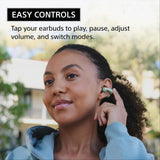 Sony LinkBuds Clip Open-Ear Truly Wireless Earbuds Greige (WF-LC900/CZ),  AI Calls, 37H Battery, Touch Controls, Water Resistant