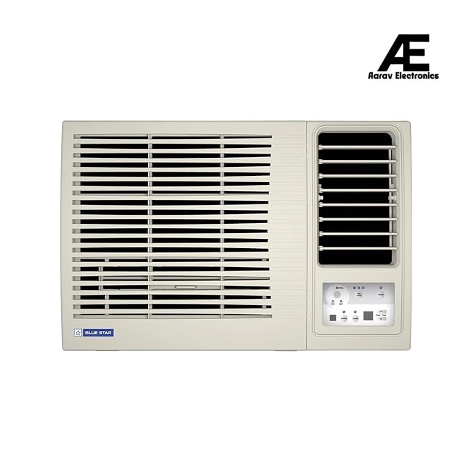 Blue Star 0.8 Ton 2 Star Fixed Speed Window AC (Copper, Turbo Cool, Fan Modes-Auto/High/Medium/Low, Hydrophilic Blue Fins, Dust Filters, Self-Diagnosis, WFA209LXU, White) 2026