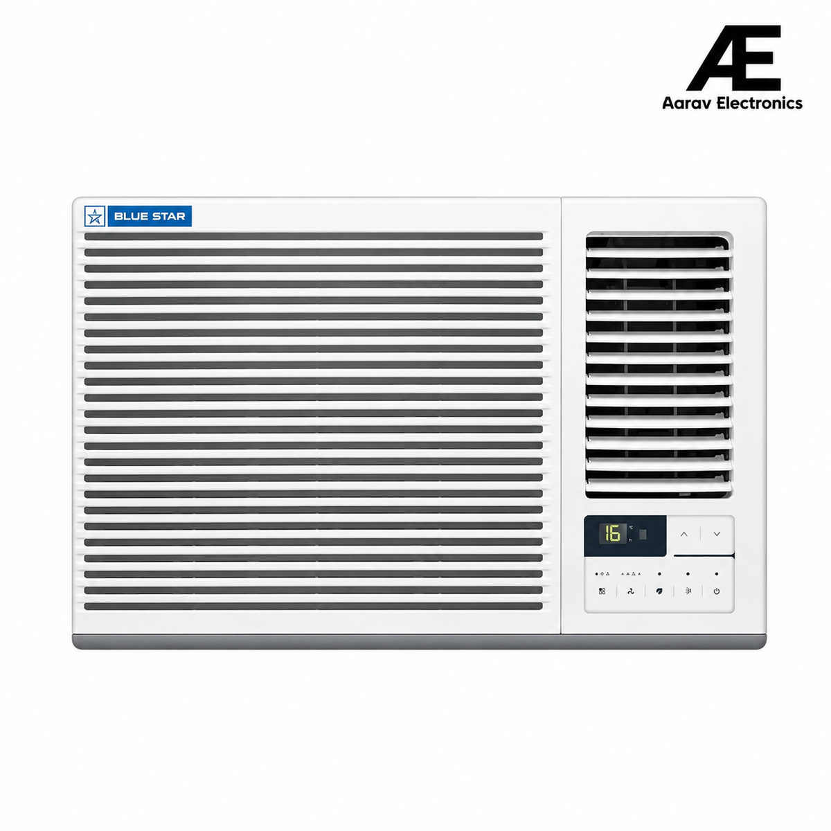 Blue Star 1.5 Ton 3 Star, New Star Rated, Window AC (Copper, 2 Way Swing, Multi Sensors, Blue Fins, Self Diagnosis, WFA318GXU, White)