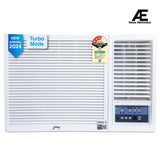 Godrej 1 Ton 3 Star, Turbo Mode Window AC (Copper, Anti-Dust Filter, Anti-Freeze Thermostat, AC 1T WFC 12UTC3 WWA Window 3S, White)