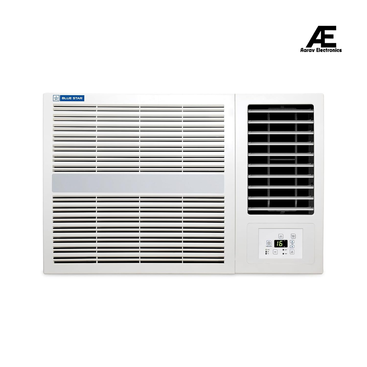 Blue Star 2 Ton 3 Star Fixed Speed Window AC (Copper, Turbo Cool, Fan Modes-Auto/High/Medium/Low, Hydrophilic Blue Fins, Dust Filters, Self-Diagnosis, WFE324L, White)