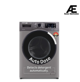 Voltas Beko 8.0kg, Inverter, 5 Star Front Load Washing Machine (WFL8014VTAP, Anthracite), Auto Dosing,Stain Expert