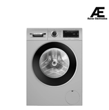 Bosch 9KG 5 Star Series 6 Fully-Automatic Front Loading Washing Machine (WGA244ZSIN Silver, AI active water plus, In-Built Heater)