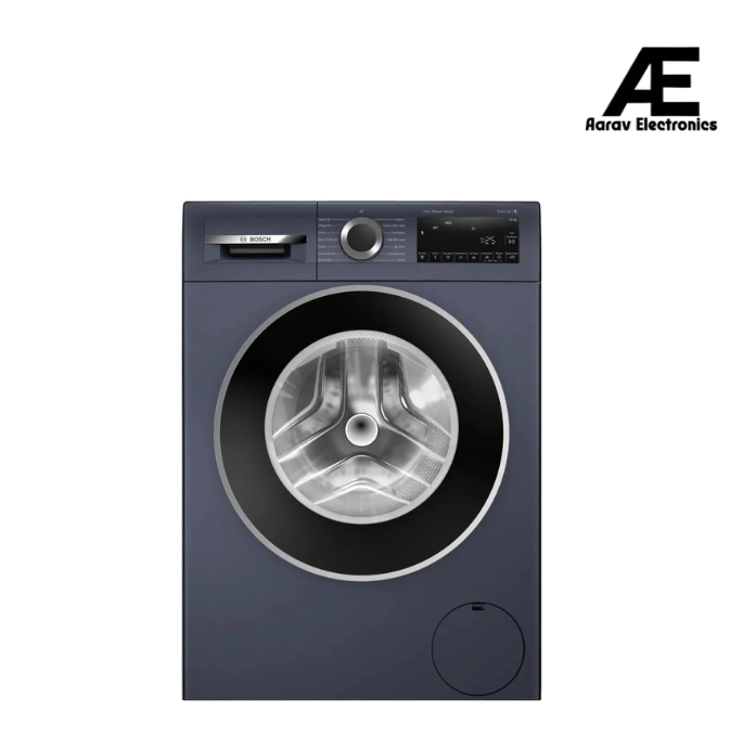 Bosch 10kg 5 Star Anti Stain &amp; AI Active Water Plus Fully Automatic Front Load Washing Machine with Built in Heater (WGA254ZPIN, Pretreatment, Iron Steam Assist &amp; Allergy Plus, Dark lake)