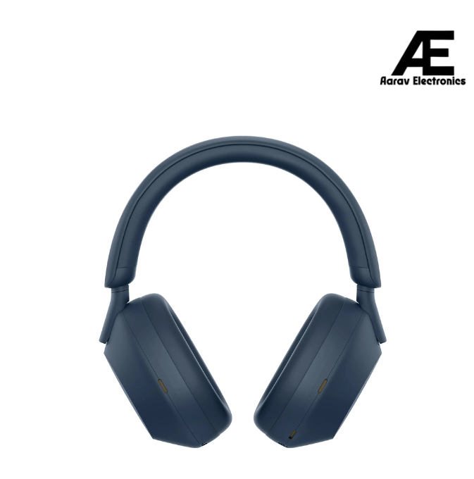 Sony WH-1000XM5 Best Active Noise Cancelling Wireless Bluetooth Over Ear Headphones with Mic for Clear Calling,Battery Life 30 Hours-Mid Night Blue