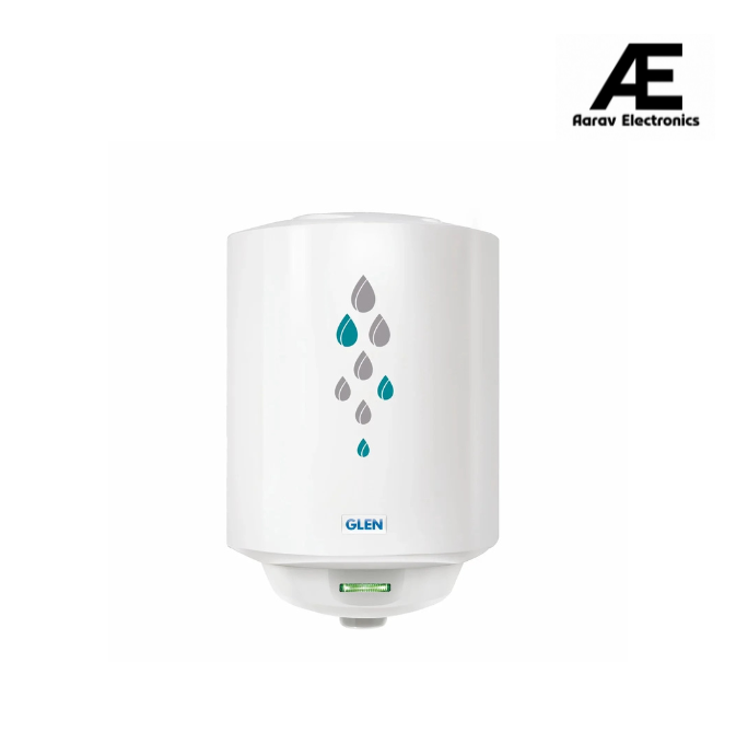 Glen Water Heater 35 Litre 2000W 8 Bar Pressure Glasslined Element and Tank, Temperature control (7056)WH-7056VWH35LN