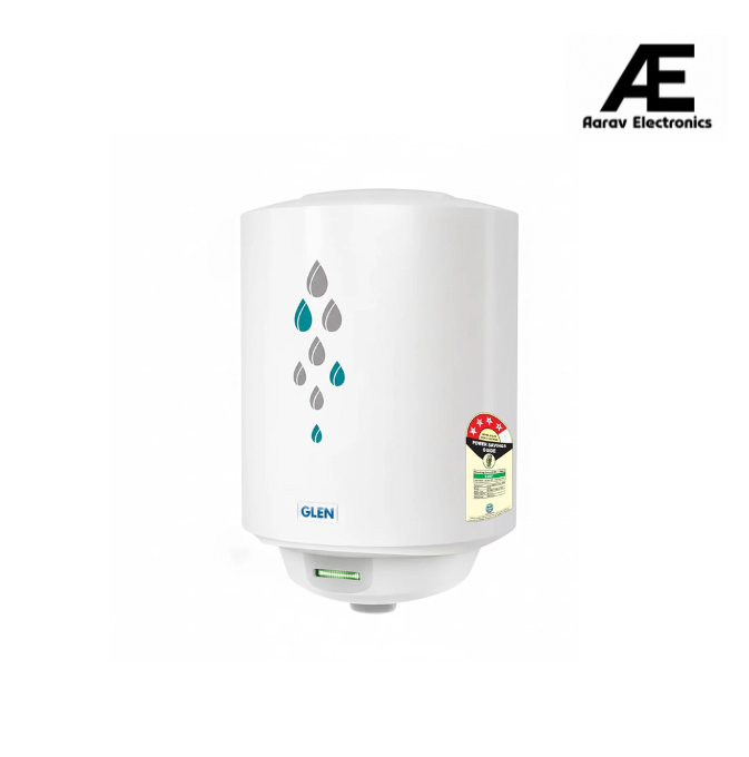 Glen Water Heater 6 Litre Vertical 2000W 8 Bar Pressure Glasslined Element and Tank, Temperature control 5 Star (7056)(WH-7056 6L), 2 Years Warranty
