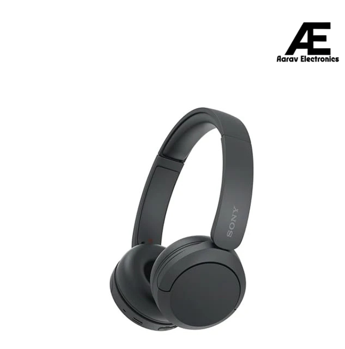 Sony WH-CH520 Wireless Headphones, 50 hours battery life, Clearer hands-free calling, Multipoint Connection, On-ear style, Black, UAE Version - 1-Year warranty