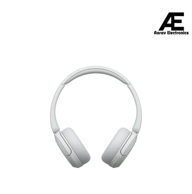 Sony WH-CH520 Wireless Headphones, 50 hours battery life, Clearer hands-free calling, Multipoint Connection, On-ear style, White, UAE Version - 1-Year warranty