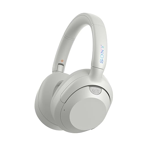 Sony ULT Wear WH-ULT900N Noise Cancellation Wireless Bluetooth Over Ear Headphones with Massive Bass, Up to 50Hrs Battery-White