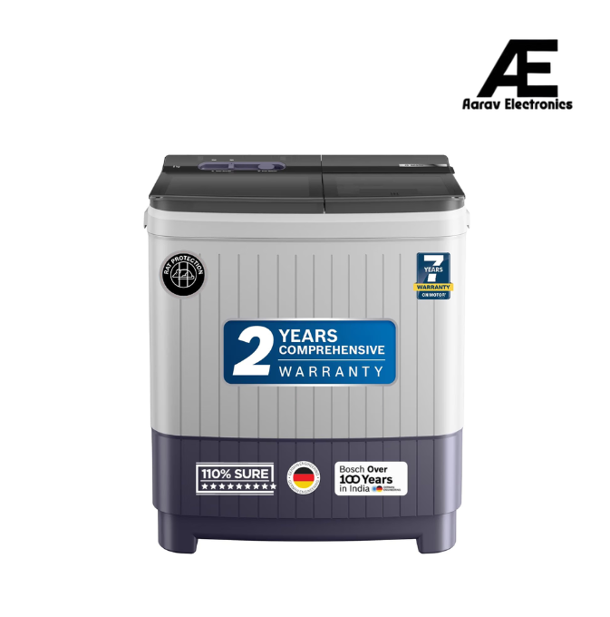 Bosch 8 kg 5 Star Semi-Automatic Top Loading Washing Machine (2025 Model, WJP802L0IN, 3 Wash Programs, Anti-Rust Body, 1300 RPM Spin Speed, Peacock Blue, 2 Years Comprehensive Warranty)