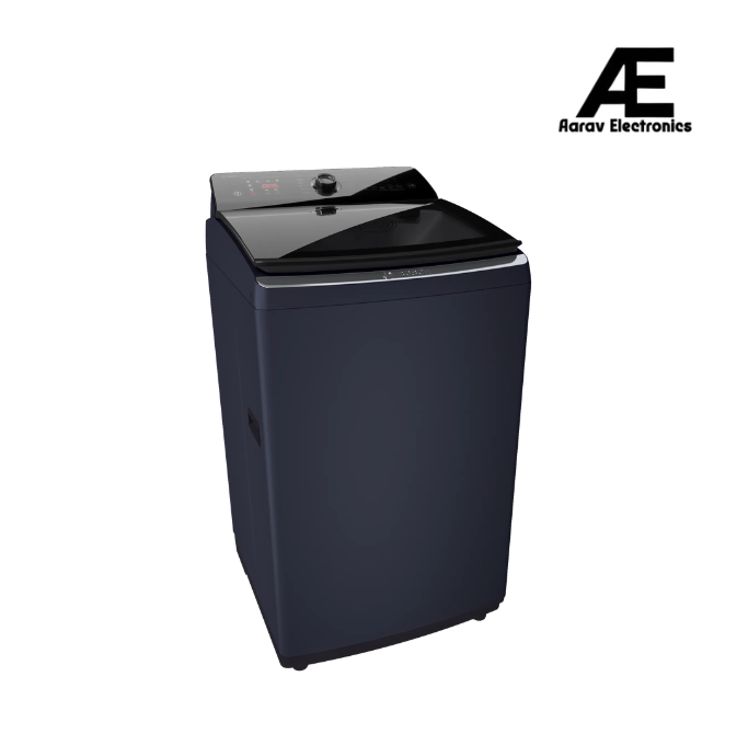 Bosch 8 kg 5 Star Fully Automatic Top Load Washing Machine with In-Built Heater & Steam Wash (WOI805B7IN, Black/Grey)
