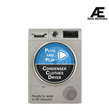 Bosch 9 kg Fully Automatic Front load Condenser Tumble Dryer WPG24108IN, Silver, Inbuilt Heater)
