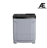 Godrej EDGE ULTIMA 8 Kg 5 star Semi-Automatic Top Loading Washing Machine (WSEDGE ULT 80 5.0 DB2M MIGR, Mist Grey, Stainless Steel Wash and Spin Drum)
