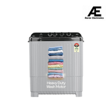Godrej 12 Kg 5 Star, 1440 RPM Spin Motor, Tri-Roto Pulsator For Powerful Scrub, 370 W PowerMax Wash For Heavy Laundry Semi Automatic Top Load Washing Machine (WS EDGE UNO 120 5.0 PB4 MIGR, Mist grey)