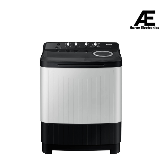 Samsung 7.5 kg, 5 Star, Semi-Automatic Top Load Washing Machine (WT75C3200GG/TL, Air Turbo Drying, Light Gray)