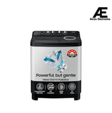 Samsung 8 kg, 5 star, Semi-Automatic Top Load Washing Machine (WT80C4200GG/TL, Air Turbo Drying, Light Gray,)
