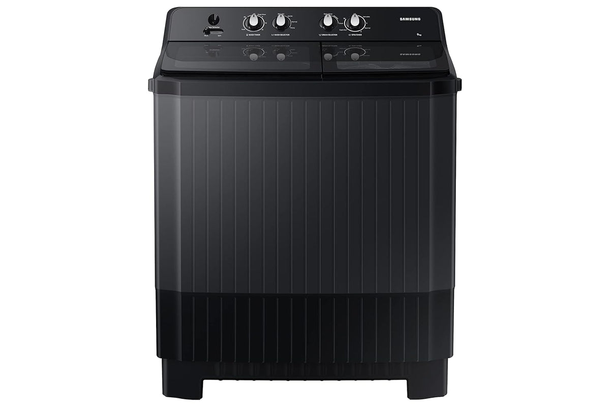 Samsung 9 5 Star Semi-Automatic Top Load Washing Machine Appliance (WT90B3560GB/TL,DARK GRAY)